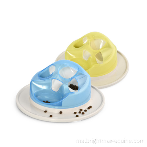 Hot Jual Plastic Dog Cat Bowl Slow Food Bowl Dog Cat Bowl Feeder Perlahan